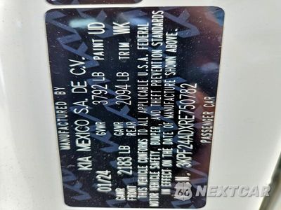 Zdjęcie 12 z 12 samochodu: 2024 KIA FORTE LX VIN:3KPF24ADXRE750782 - miniatura