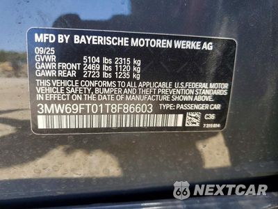 Zdjęcie 12 z 12 samochodu: 2026 BMW M340XI VIN:3MW69FT01T8F86603 - miniatura