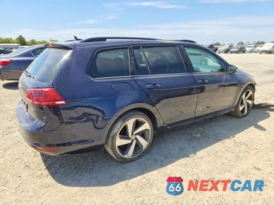 Trzecie zdjęcie samochodu z tyłu: 2017 VOLKSWAGEN GOLF SPORTWAGEN S VIN:3VWC17AU8HM505116 - miniatura