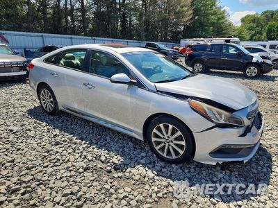 Czwarte zdjęcie samochodu z boku: 2016 HYUNDAI SONATA LIMITED VIN:5NPE34AF9GH302536 - miniatura