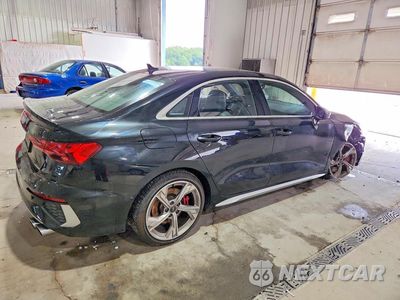 Trzecie zdjęcie samochodu z tyłu: 2022 AUDI S3 PREMIUM PLUS VIN:WAUH3DGY7NA031631 - miniatura