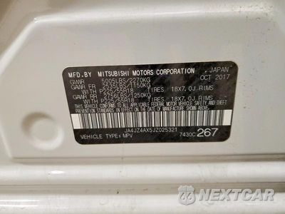 Zdjęcie 13 z 13 samochodu: 2018 MITSUBISHI OUTLANDER GT VIN:JA4JZ4AX5JZ025321 - miniatura