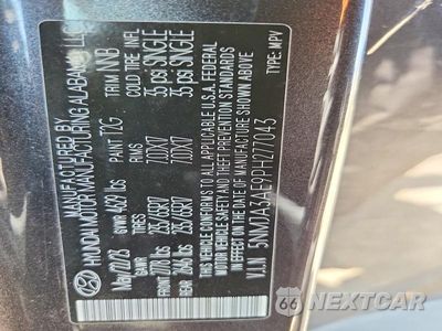 Zdjęcie 13 z 13 samochodu: 2023 HYUNDAI TUCSON SE VIN:5NMJA3AE9PH277043 - miniatura