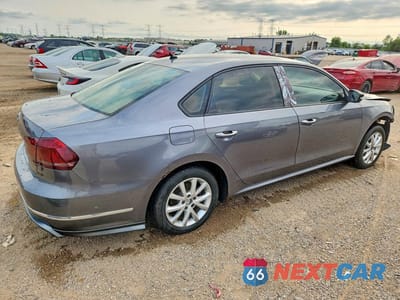 Trzecie zdjęcie samochodu z tyłu: 2012 VOLKSWAGEN PASSAT S VIN:1VWAH7A30CC110464 - miniatura