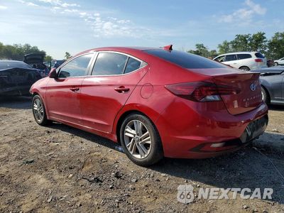 Drugie zdjęcie samochodu z przodu: 2019 HYUNDAI ELANTRA SEL VIN:5NPD84LF4KH464108 - miniatura