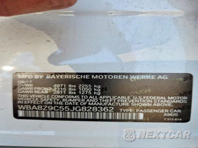 Zdjęcie 12 z 12 samochodu: 2018 BMW 330 XIGT VIN:WBA8Z9C55JG828362 - miniatura