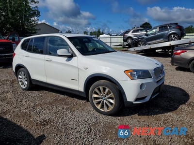 Czwarte zdjęcie samochodu z boku: 2013 BMW X3 XDRIVE28I VIN:5UXWX9C56D0A25297 - miniatura