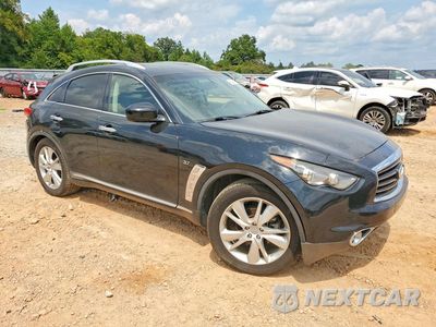 Czwarte zdjęcie samochodu z boku: 2014 INFINITI QX70 BASE VIN:JN8CS1MU3EM451177 - miniatura