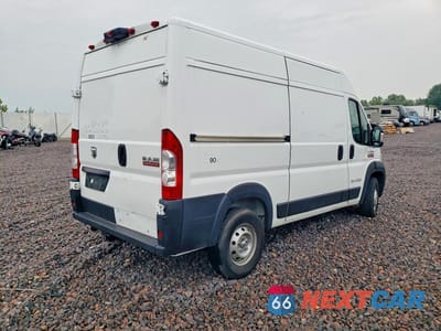Trzecie zdjęcie samochodu z tyłu: 2022 RAM PROMASTER 2500 DELIVERY VAN VIN:3C6LRVCG1NE118637 - miniatura