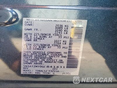 Zdjęcie 13 z 13 samochodu: 2016 NISSAN ROGUE SL VIN:5N1AT2MT0GC841431 - miniatura