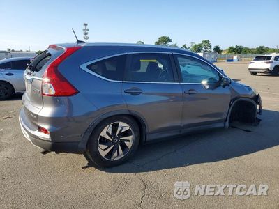 Trzecie zdjęcie samochodu z tyłu: 2015 HONDA CR-V TOURING VIN:5J6RM4H91FL031474 - miniatura