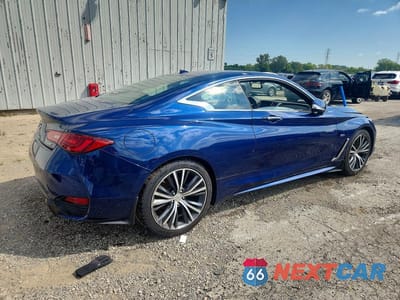 Trzecie zdjęcie samochodu z tyłu: 2018 INFINITI Q60 3.0T LUXE VIN:JN1EV7EL3JM392035 - miniatura