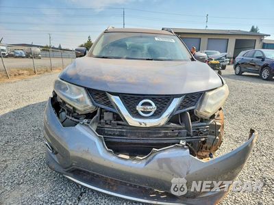 Piąte zdjęcie samochodu w środku: 2015 NISSAN ROGUE SL VIN:5N1AT2MVXFC794277 - miniatura