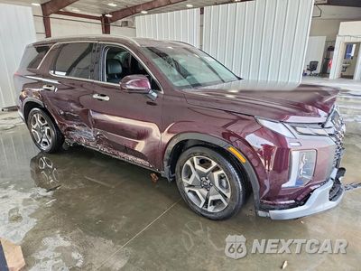 Czwarte zdjęcie samochodu z boku: 2023 HYUNDAI PALISADE SEL PREMIUM VIN:KM8R44GEXPU527546 - miniatura
