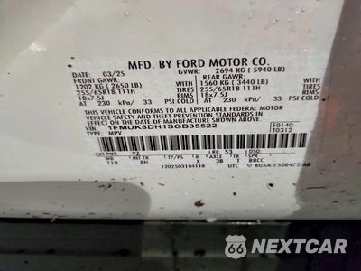 Zdjęcie 13 z 13 samochodu: 2025 FORD EXPLORER ACTIVE VIN:1FMUK8DH1SGB35522 - miniatura