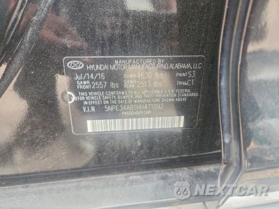 Zdjęcie 12 z 12 samochodu: 2017 HYUNDAI SONATA LIMITED 2.0T VIN:5NPE34AB1HH471092 - miniatura