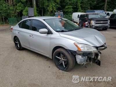 Czwarte zdjęcie samochodu z boku: 2014 NISSAN SENTRA SV VIN:3N1AB7AP8EL659699 - miniatura
