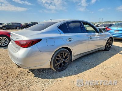 Trzecie zdjęcie samochodu z tyłu: 2019 INFINITI Q50 3.0T SIGNATURE EDITION VIN:JN1EV7AR8KM592422 - miniatura