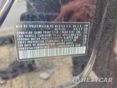 Zdjęcie 13 z 13 samochodu: 2017 VOLKSWAGEN JETTA S VIN:3VW2B7AJ1HM381012 - miniatura