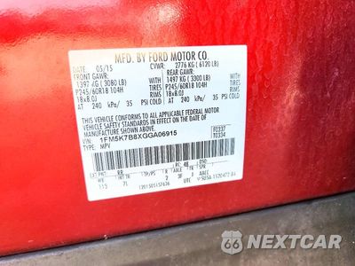 Zdjęcie 13 z 13 samochodu: 2016 FORD EXPLORER VIN:1FM5K7B8XGGA06915 - miniatura