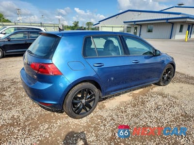 Trzecie zdjęcie samochodu z tyłu: 2015 VOLKSWAGEN GOLF VIN:3VW217AU3FM054136 - miniatura