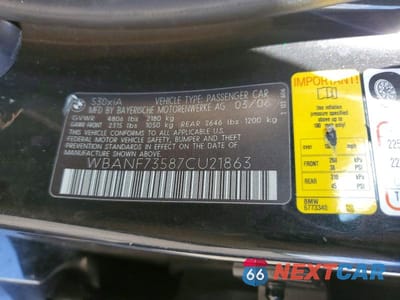Zdjęcie 12 z 12 samochodu: 2007 BMW 530 XI VIN:WBANF73587CU21863 - miniatura