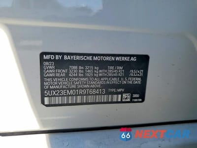 Zdjęcie 13 z 13 samochodu: 2024 BMW X7 XDRIVE40I VIN:5UX23EM01R9T68413 - miniatura