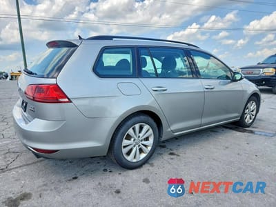 Trzecie zdjęcie samochodu z tyłu: 2017 VOLKSWAGEN GOLF SPORTWAGEN S VIN:3VW017AU6HM526078 - miniatura