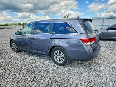Drugie zdjęcie samochodu z przodu: 2015 HONDA ODYSSEY EXL VIN:5FNRL5H69FB092952 - miniatura