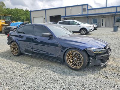 Czwarte zdjęcie samochodu z boku: 2024 BMW M3 COMPETITION VIN:WBS33AY03RFS39236 - miniatura