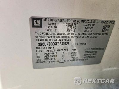 Zdjęcie 12 z 12 samochodu: 2015 CHEVROLET SILVERADO K1500 LTZ VIN:3GCUKSEC6FG349825 - miniatura