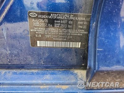 Zdjęcie 12 z 12 samochodu: 2017 HYUNDAI SONATA SE VIN:5NPE24AF5HH491304 - miniatura