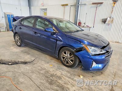 Czwarte zdjęcie samochodu z boku: 2020 HYUNDAI ELANTRA SEL VIN:5NPD84LF4LH513230 - miniatura