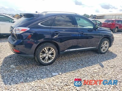 Trzecie zdjęcie samochodu z tyłu: 2010 LEXUS RX 450H VIN:JTJBC1BA1A2019459 - miniatura