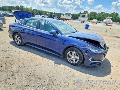 Czwarte zdjęcie samochodu z boku: 2020 HYUNDAI SONATA SE VIN:5NPEG4JAXLH055255 - miniatura