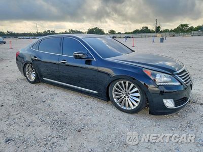 Czwarte zdjęcie samochodu z boku: 2014 HYUNDAI EQUUS SIGNATURE VIN:KMHGH4JHXEU075609 - miniatura