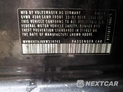 Zdjęcie 12 z 12 samochodu: 2011 VOLKSWAGEN GTI VIN:WVWHV7AJ8BW314743 - miniatura