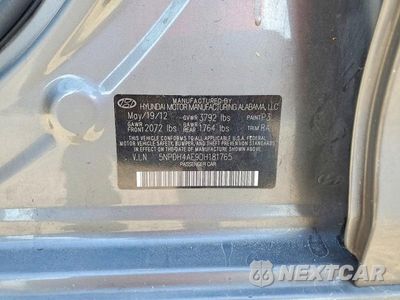 Zdjęcie 12 z 12 samochodu: 2013 HYUNDAI ELANTRA GLS VIN:5NPDH4AE9DH181765 - miniatura