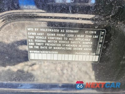 Zdjęcie 13 z 13 samochodu: 2016 VOLKSWAGEN CC BASE VIN:WVWBN7AN2GE503698 - miniatura