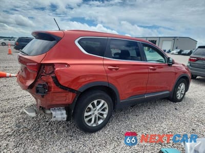 Trzecie zdjęcie samochodu z tyłu: 2019 HYUNDAI SANTA FE SE VIN:5NMS23AD9KH128262 - miniatura