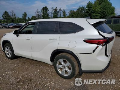 Drugie zdjęcie samochodu z przodu: 2023 TOYOTA HIGHLANDER HYBRID LE VIN:5TDZARAH5PS021091 - miniatura