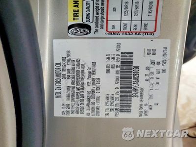 Zdjęcie 12 z 12 samochodu: 2010 FORD FUSION S VIN:3FAHP0GA8AR281050 - miniatura