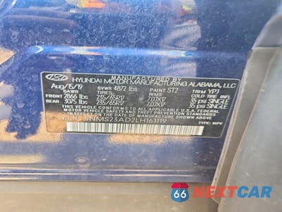 Zdjęcie 13 z 13 samochodu: 2020 HYUNDAI SANTA FE SE VIN:5NMS23AD2LH161119 - miniatura