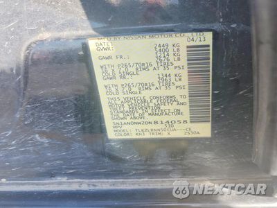 Zdjęcie 12 z 12 samochodu: 2013 NISSAN XTERRA X VIN:5N1AN0NW2DN814058 - miniatura