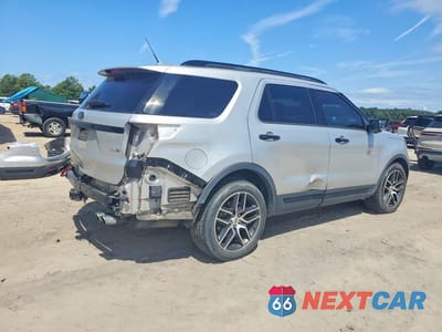 Trzecie zdjęcie samochodu z tyłu: 2019 FORD EXPLORER SPORT VIN:1FM5K8GT0KGB41557 - miniatura