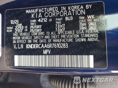 Zdjęcie 14 z 14 samochodu: 2024 KIA SELTOS EX VIN:KNDERCAA6R7610283 - miniatura