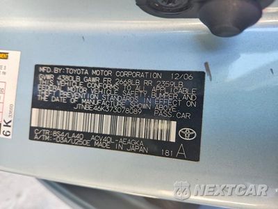 Zdjęcie 13 z 13 samochodu: 2007 TOYOTA CAMRY XLE VIN:JTNBE46K373078089 - miniatura