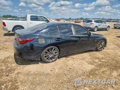 Trzecie zdjęcie samochodu z tyłu: 2018 INFINITI Q50 3.0T SPORT VIN:JN1EV7AR9JM436968 - miniatura
