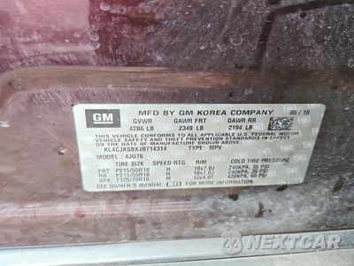 Zdjęcie 14 z 14 samochodu: 2018 BUICK ENCORE PREFERRED VIN:KL4CJASBXJB714314 - miniatura