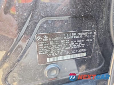 Zdjęcie 12 z 12 samochodu: 2011 BMW 528 I VIN:WBAFR1C50BC750901 - miniatura